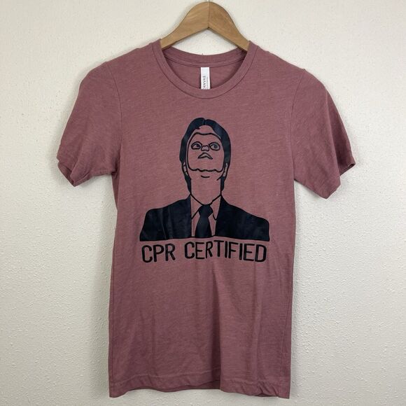 Bella + Canvas Other - The Office CPR Certified Fright Schrute Graphic Tee Unisex XS